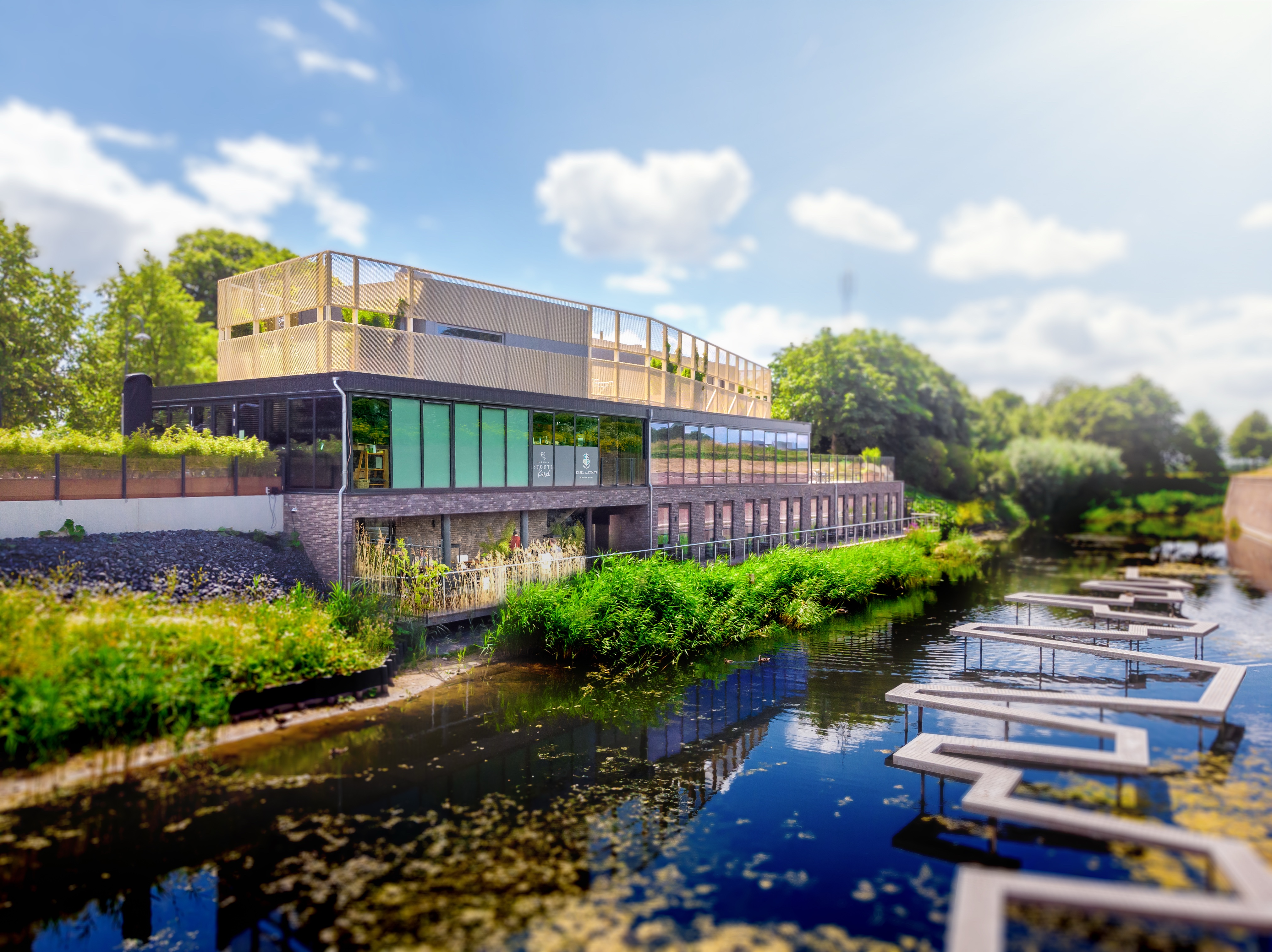 Voorkant van Hotel Karel